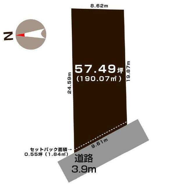 長野市若里　土地