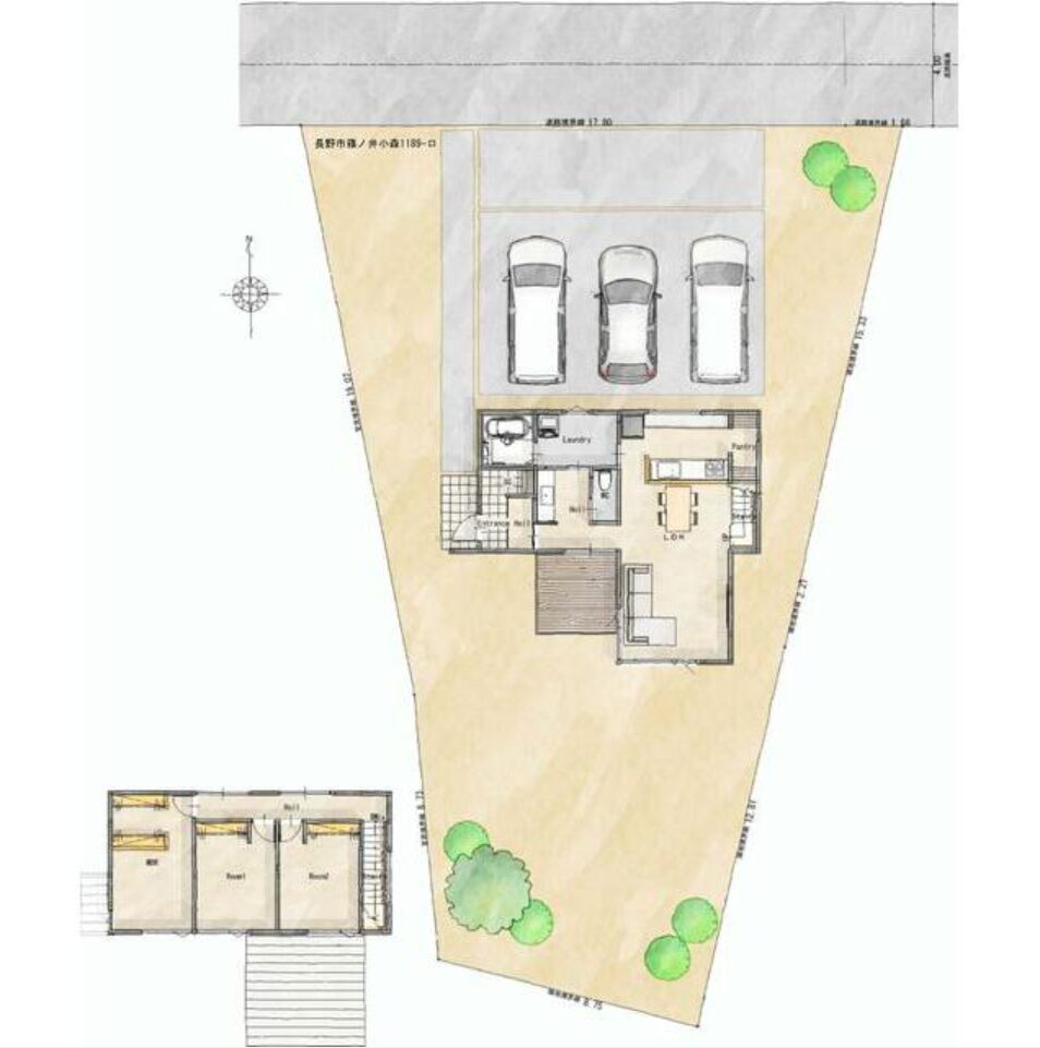 長野市篠ノ井小森 土地