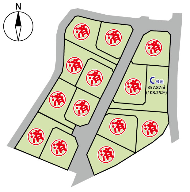 北佐久郡御代田町大字御代田　土地　14区画