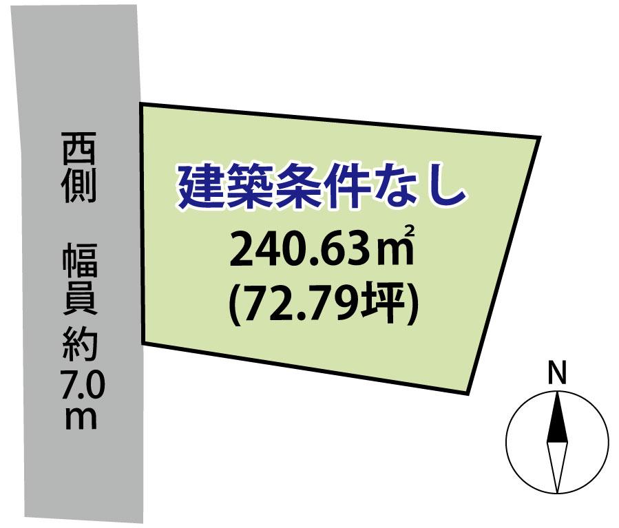 長野市川中島町上氷鉋　土地
