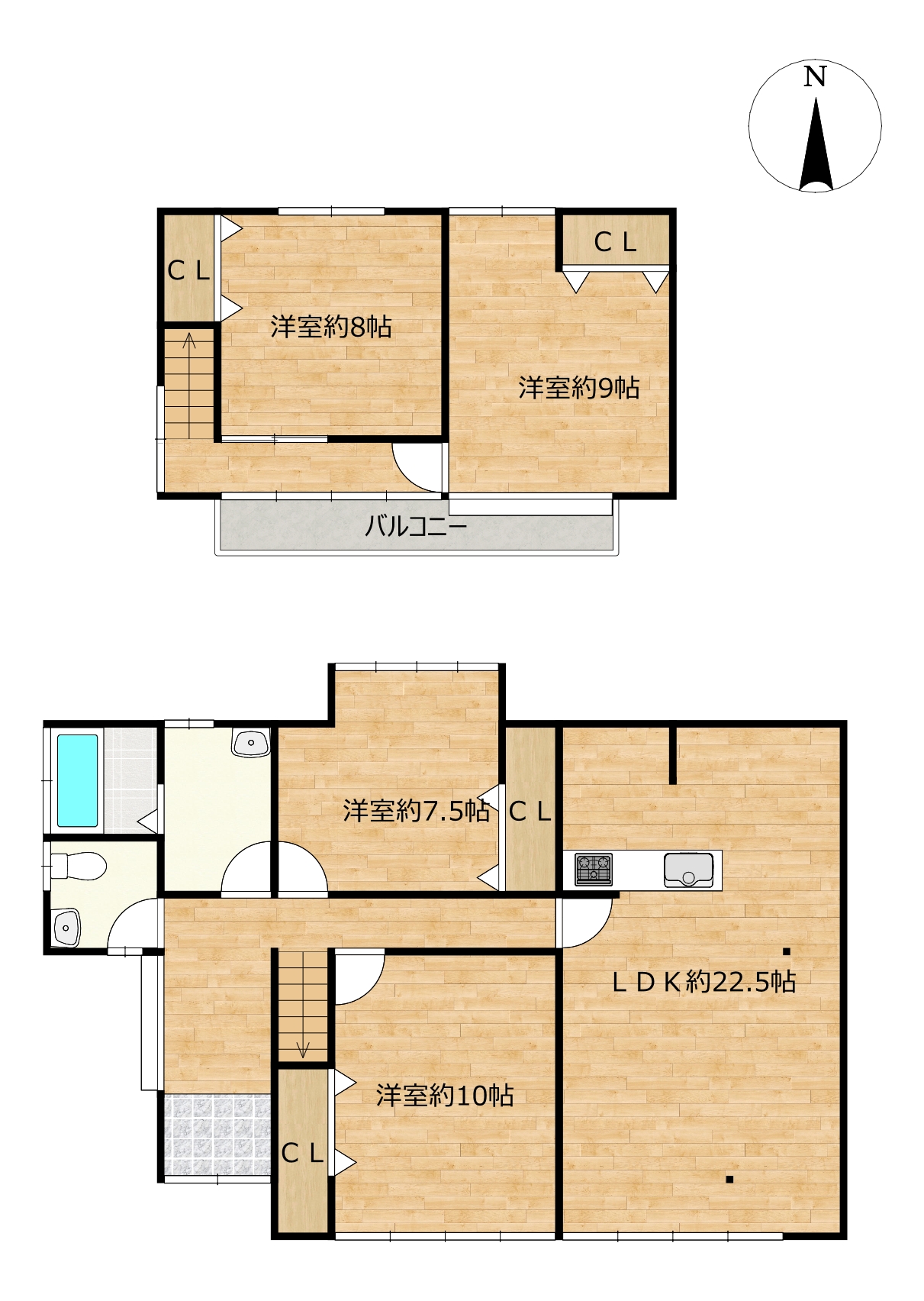 長野市篠ノ井岡田　中古戸建