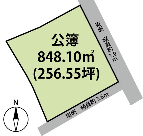 千曲市大字寂蒔　土地