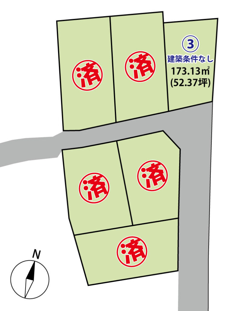ガーデンパーク屋代南Ⅲ（千曲市大字打沢）　3号地