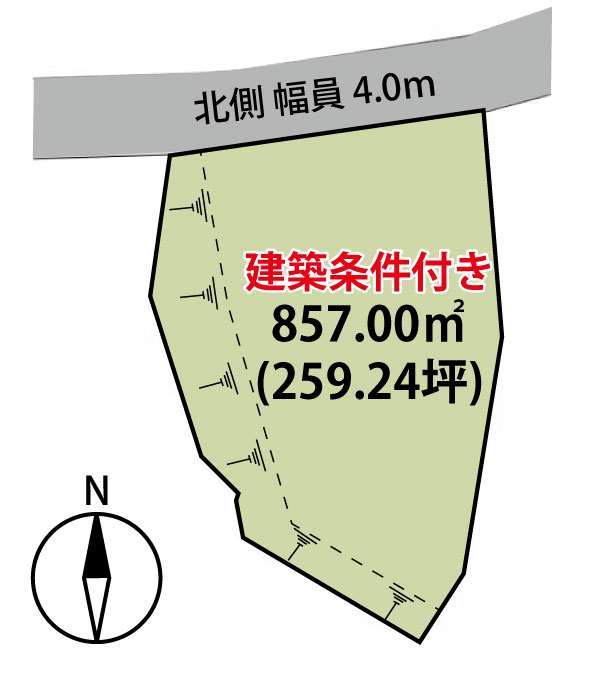 軽井沢町大字長倉字中山　土地