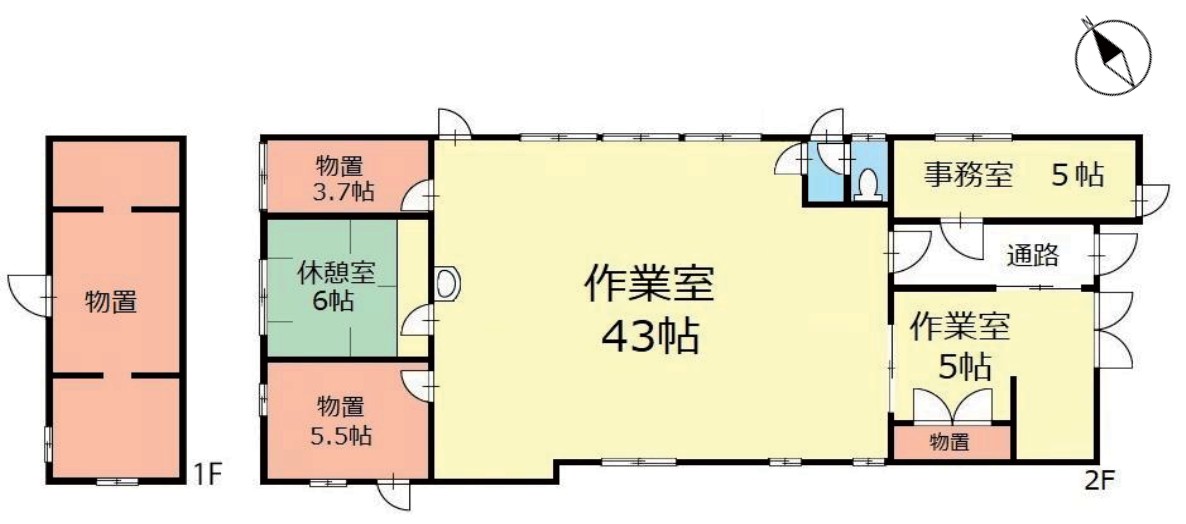 中野市大字草間 中古作業所