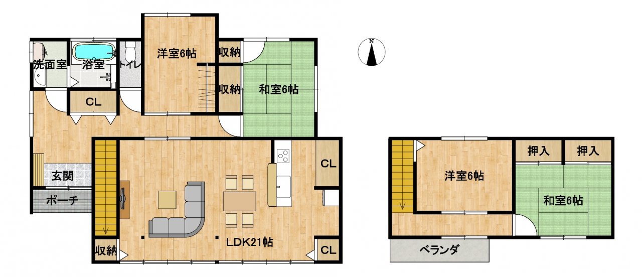 長野市若穂保科　中古戸建